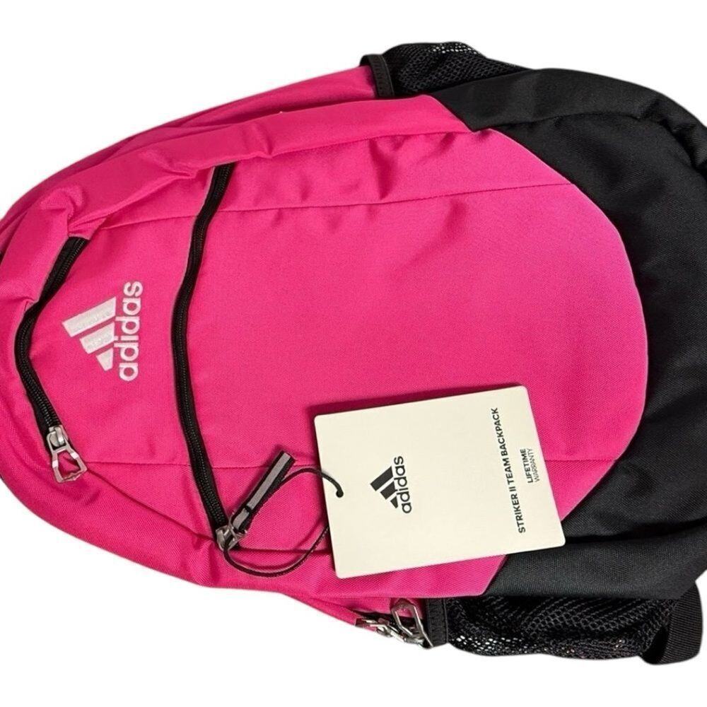 Adidas Striker II Team Hot Pink Black Backpack - Picture 8 of 10